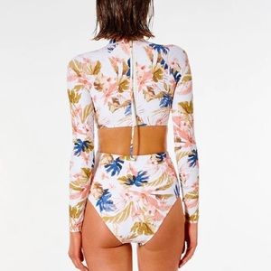 RIP CURL Sunset Waves Long Sleeve Swimsuit ~ NWT Size L